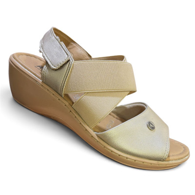 Sandalia de Cuero para Mujer R&oacute;mulo Ref 5979 Brandy | Calzado C&oacute;modo y Ergon&oacute;mico | Tus Pasos Bogot&aacute;